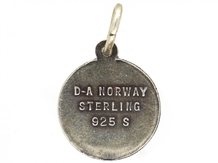 Silver Aquarius Charm by David Anderson