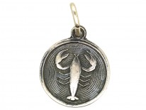Scorpio Silver Charm by David Anderson