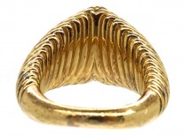 Silver Gilt & Citrine Ring by Shaun Leane