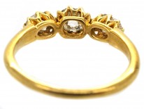 Edwardian 18ct Gold Three Stone Diamond Ring