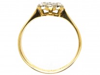 Edwardian 18ct Gold, Platinum & Diamond Cluster Ring