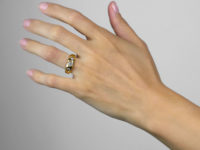 Victorian 18ct Gold, Three Stone Diamond Ring