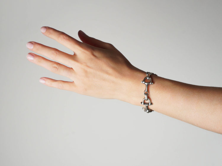 Silver Horse Bridle Bit Bracelet