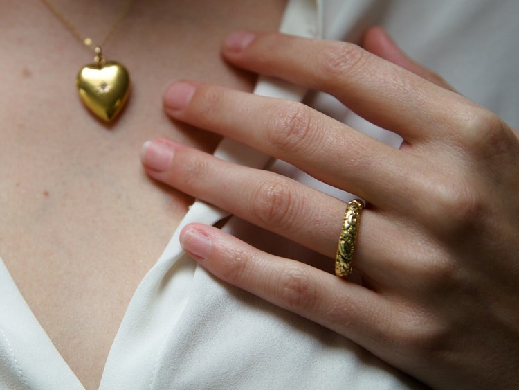 Georgian 18ct Gold Wedding Band