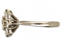 18ct White Gold Diamond Cluster Ring
