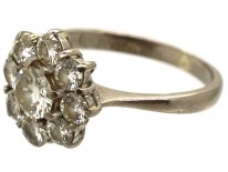 18ct White Gold Diamond Cluster Ring