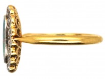 Edwardian 18ct Gold & Platinum, Black Opal & Diamond Ring