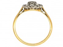 18ct Gold & Platinum Diamond Cluster Ring