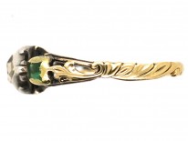 Georgian Emerald & Diamond Ring