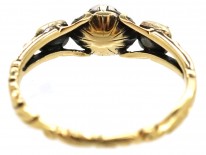 Georgian Emerald & Diamond Ring