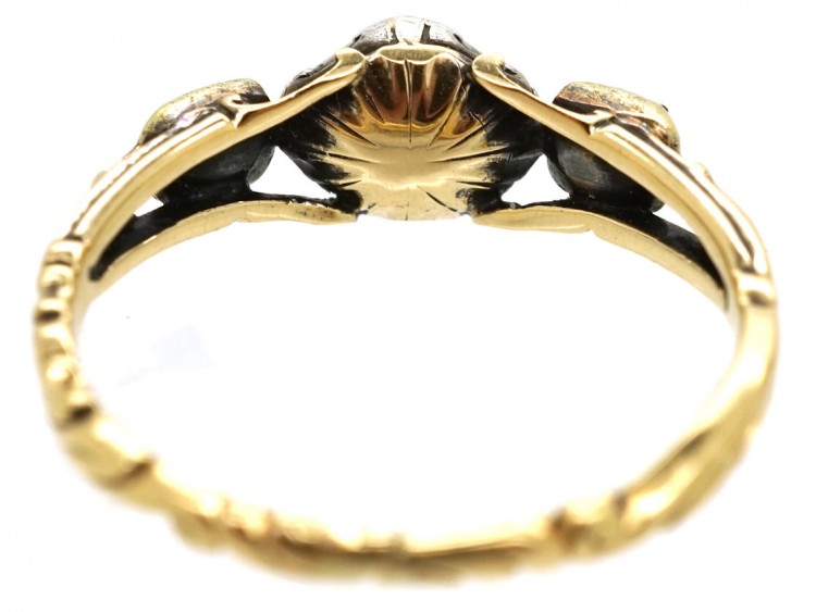 Georgian Emerald & Diamond Ring