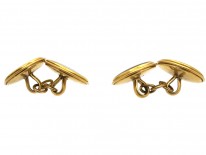 Victorian 18ct Gold Indian Portrait Miniature Cufflinks