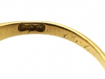 Edwardian 18ct Gold, Sapphire & Diamond Five Stone Ring