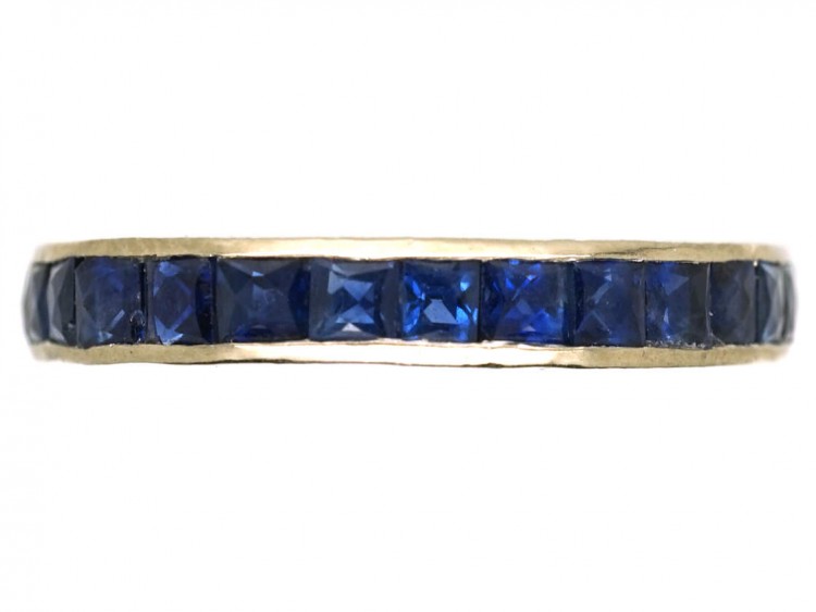 18ct White Gold & Sapphire Eternity Ring