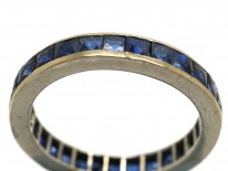 18ct White Gold & Sapphire Eternity Ring