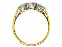18ct Gold Three stone Diamond Ring