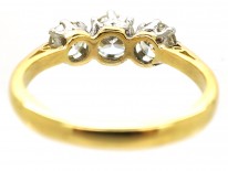 18ct Gold Three stone Diamond Ring