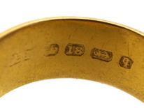 Victorian 18ct Gold & Diamond Buckle Ring