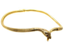 9ct Gold & Ruby Snake Necklace