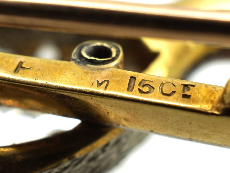 Edwardian Diamond & Enamel Brooch of a Grouse