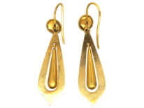 Victorian 15ct Gold Drop Earrings