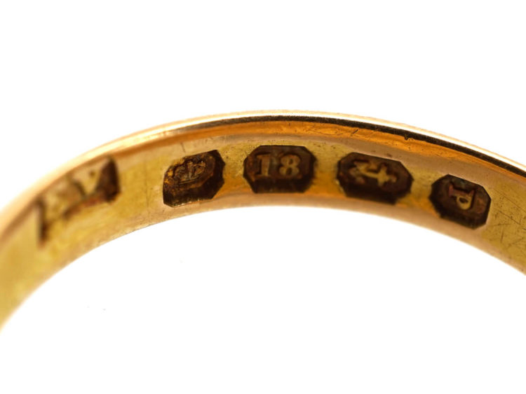 Victorian 18ct Gold Signet Ring With Lion Intaglio