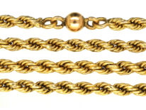 Edwardian 15ct Gold Prince of Wales Chain
