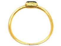 Georgian 18ct Gold Mourning Ring Dated 1727