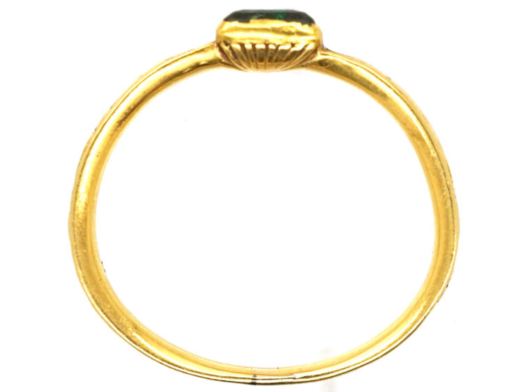 Georgian 18ct Gold Mourning Ring Dated 1727