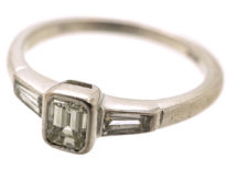 18ct White Gold Three Stone Diamond Ring