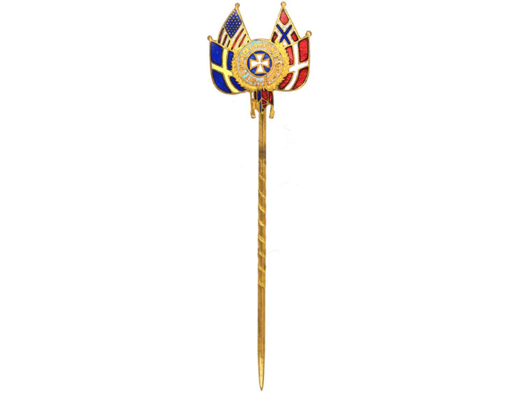 Shipping Company DFDS Tie Pin