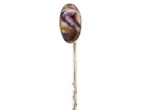 Silver & Blue John Tie Pin