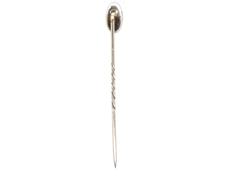 Silver & Blue John Tie Pin