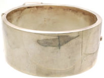 Victorian Silver Buckle Bangle