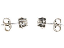 18ct White Gold Diamond Stud Earrings