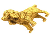 Edwardian 15ct Gold King Charles Spaniel Brooch
