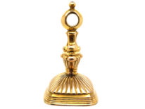 Georgian 18ct Gold Seal With Carnelian Crest Intaglio for the Duke of Marlborough