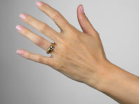 Art Nouveau Gold & Diamond Ring