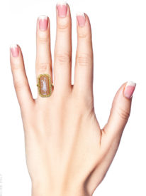 Victorian Diamond & Carved Carnelian Ring of a Dancing Muse