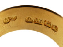 Edwardian 18ct Gold Cling to Me Buckle Ring