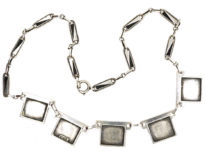 Theodor Fahrner Silver & Enamel Art Deco Necklace