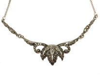 Art Deco Silver & Marcasite Necklace