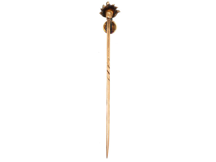 Grenadier Guards Rose Diamond & Natural Split Pearl Tie Pin
