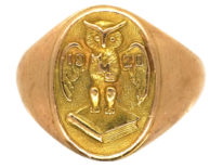 14ct Gold Wise Owl Ring