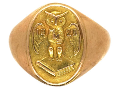 14ct Gold Wise Owl Ring
