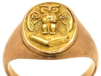 14ct Gold Wise Owl Ring