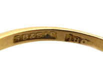 Edwardian 18ct Gold, Platinum, Sapphire & Diamond Ring