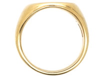 14ct Gold Signet Ring By Tiffany With Crest Intaglio