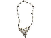 Silver & Pearl Grapevine Necklace