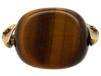 9ct Gold Revolving Tiger's Eye Seal